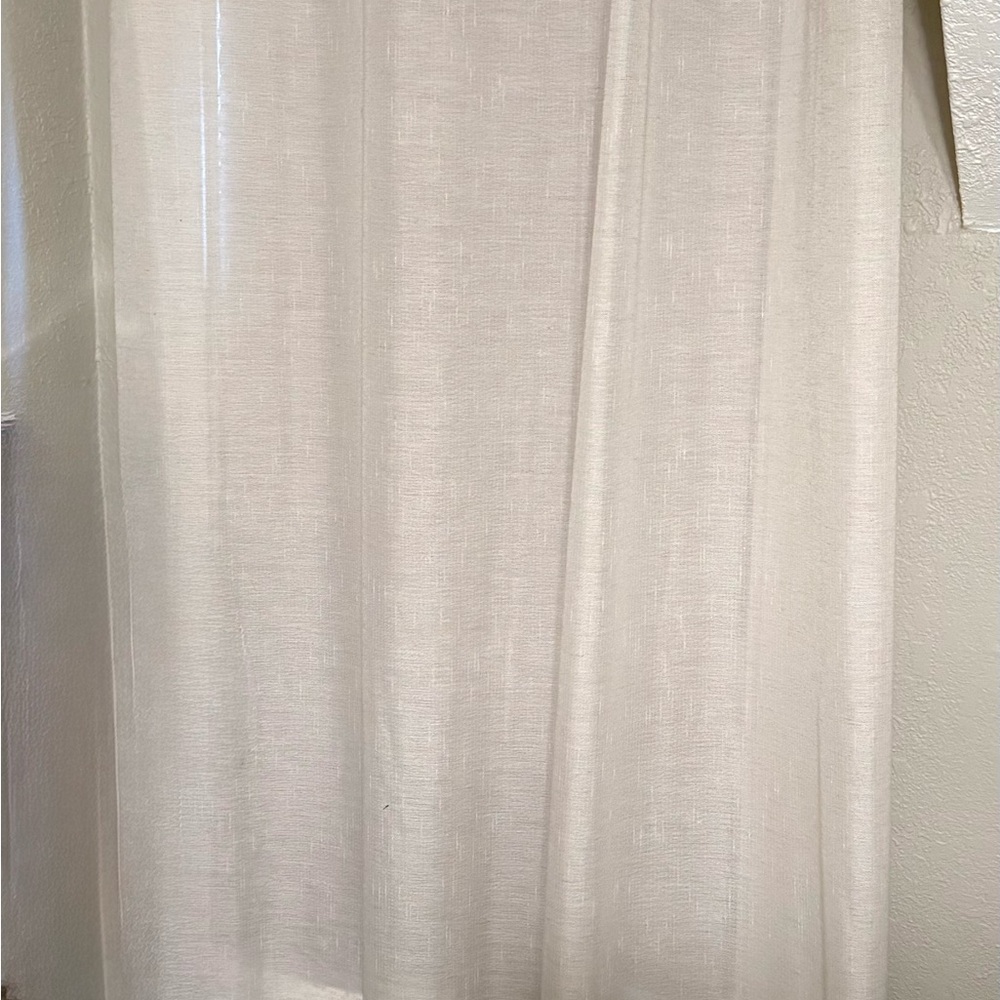 Cream and navy blue Curtains